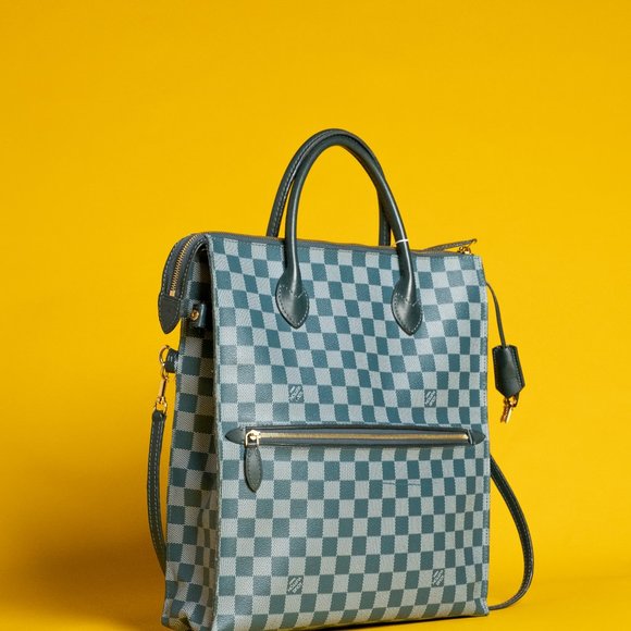MOBILE TOTE DAMIER CYAN LOUIS VUITTON - Picture 3 of 4